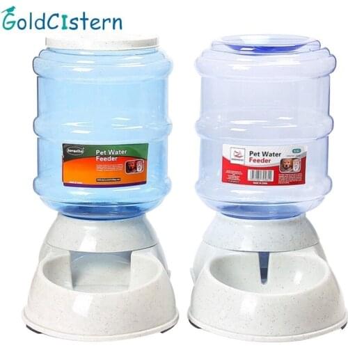 Free Shipping 3.5L Cats Dogs Automatic Pet Feeder Pet Drinker Cat Feeding Bottle Pets Dog Food Bowl Water Dispenser Pet Supplies