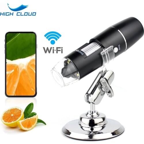 Wireless Digital Microscope Camera HD 50X to1000X 8LED Lights USB Endoscope WIFI Magnifier For iPhone iPad Samsung Android
