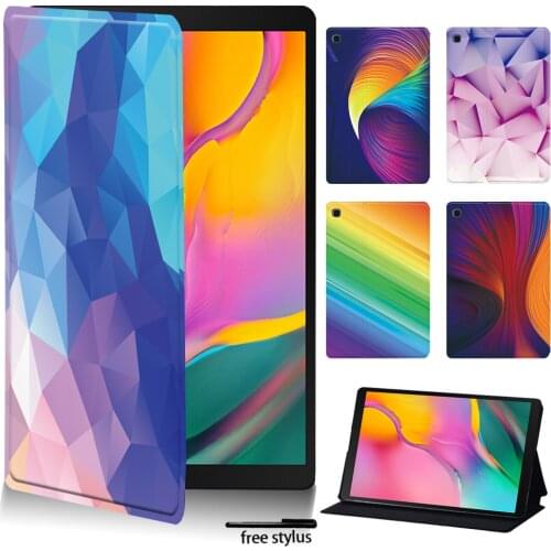 Tablet Case for Samsung Galaxy Tab A 8.0" 9.7" 10.1 10.5"/E 9.6"/Tab S5e 10.5"/Tab S6 Lite 10.4" Watercolor Print Series Pattern