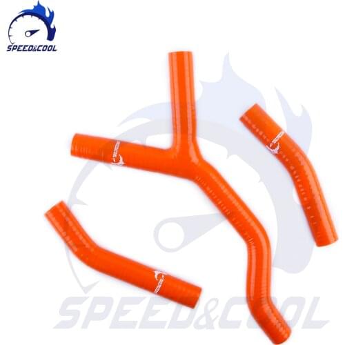 For KTM 125 200 SX 2003 2004 2005 2006 Motorcycle Silicone Radiator Heater Coolant Tube Pipe Hose Kit