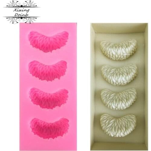 DIY orange meat shape silica gel mold candy chocolate mold cake decoration tool fruit kitchen baking mold