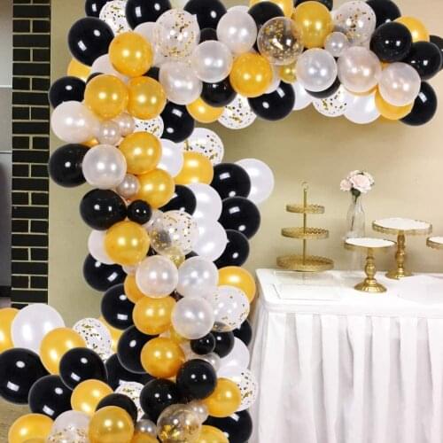 Balloon Garland & Arch Kit, 138Pcs White Latex Balloons Set with Decorating Hooks for Wedding Birthday Baby Shower Party Decors