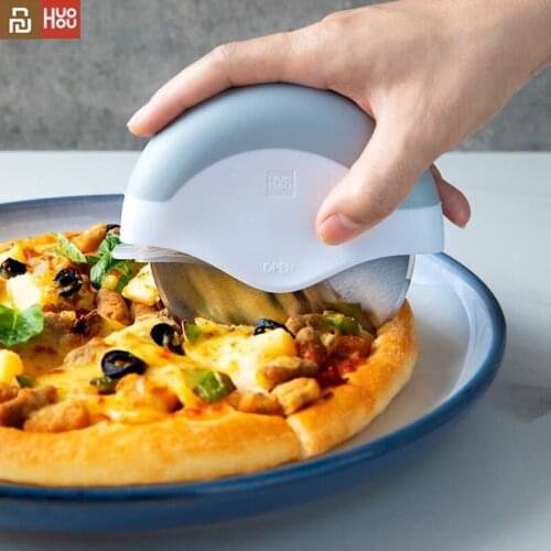 Huohou Pizza Cutter Stainless Steel Cake Knife Pizza Wheels knife Removable Kitchen Pizza Cutter Wheel Slicer