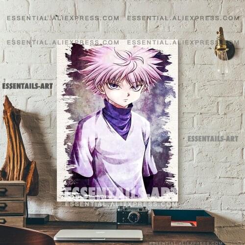 Killua Zoldyck Hunter HxH Anime Poster Canvas Wall Art Painting Decor Pictures Bedroom Study Living Room Home Decoration Prints