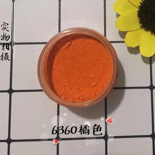 Matte Eyeshadow Orange, Loose Powder Eyeshadow, Cosmetic Pigment, VEGAN Makeup