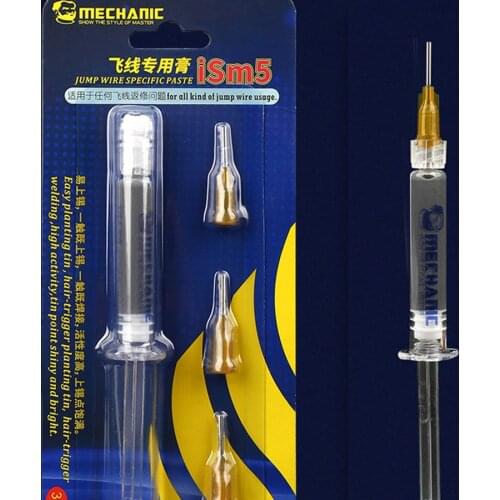 MECHANIC Fly line jump wire specific paste with 3 needles for all kind of jump wire usage