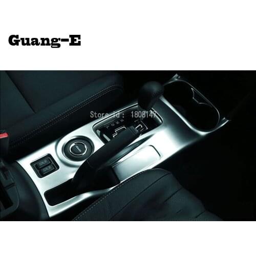 Car Sticker Inner Middle Handbrake Shift Stall Paddles Cup Switch Frame Lamp Trim For Mitsubishi Outlander 2016 2017 2018