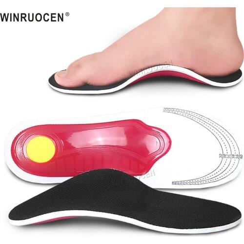 Premium Orthotic Gel High Arch Support Insoles Gel Pad plantar fasciitis Flat Feet Women Men orthopedic Foot pain Unisex