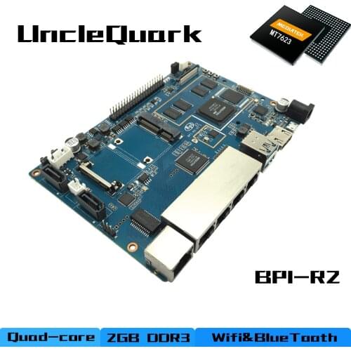 Banana Pi Open-Source Platform BPI R2 MT7623 Router with WIFI&BT4.0,EMMC Flash Memory on Board