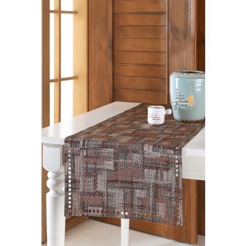 Özenev Tile Runner American Service Table Cloth 40 X140 cm Patio-02
