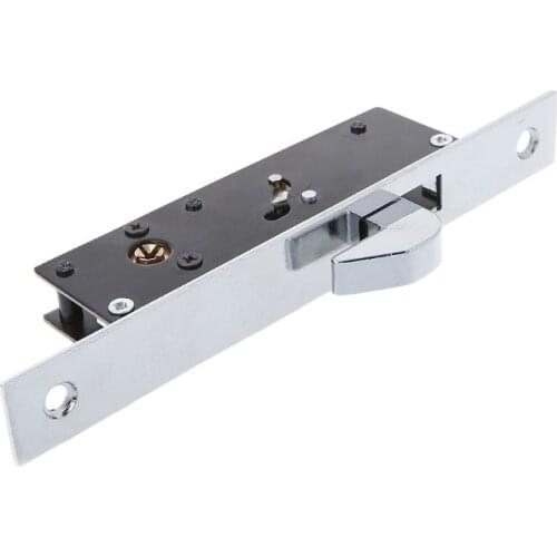 Durable Aluminum Alloy Sliding Door Hook Lock Cross-shaped Key Bolt Locks For Framed Glass Door