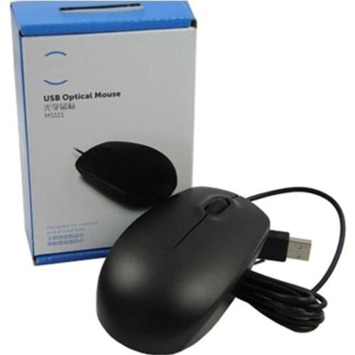 For Dell MS111USB Wired Mouse Notebook Desktop Office Mouse Computer Accessories USB Wired Mouse for PC laptop office