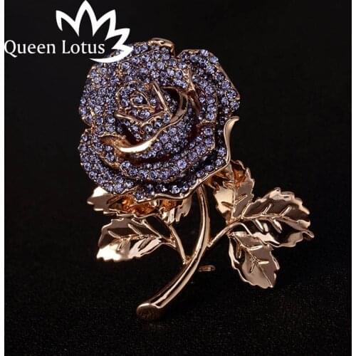 Queen Lotus Wedding Brooches For Clothes