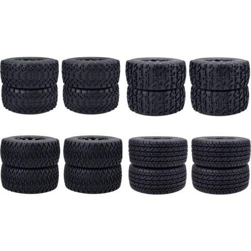 RC 4pcs 1:10 Short Course Truck Tire&Wheel Fit for TRAXS Slash Car Tyres
