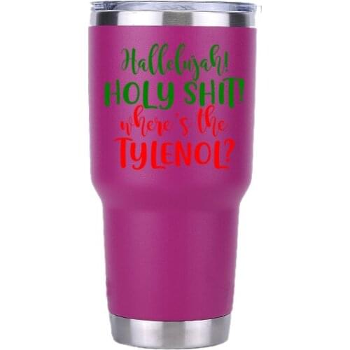 Christmas 20oz Tumbler Travel Car Mug Double Wall Vacuum Flasks Insulated Stainless Steel Thermos Water Bottle Beer Coffee Cup