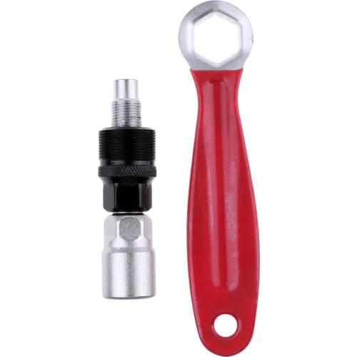 Road Bike Mountain Bike Cycle Crank Extractor Bottom Bracket Puller Crank Remover Removal Spanner Bicycle Repair Tools Kit