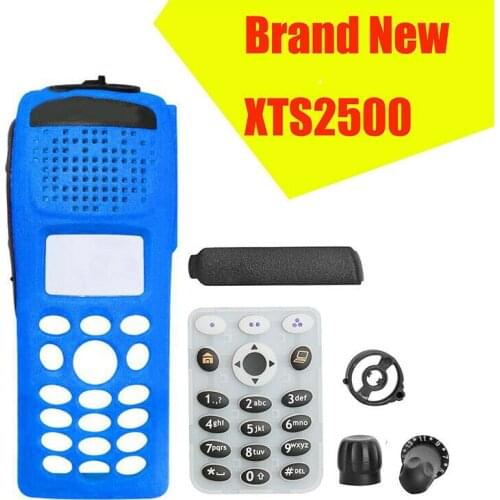 Blue Full Keypad Replacement Repair Housing Kit Case Kit For MOTOROLA M3 XTS2500 XTS2500I Model 3 Radio