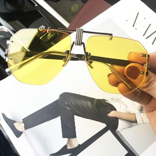 Pilot Sunglasses Vintage Glasses Shades For Women Men Metal Frame Fashion New Designer Sunglasses Women 2018 High Quality NX