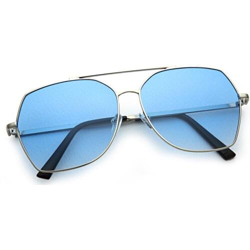 2020 top Brand Luxury Fashion Women Silver Metal Glasses UV400 APGS3-G4850-KMG1M Aqua di Polo 1987 Sunglasses