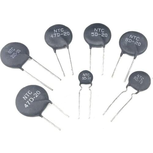 10pcs Thermal Resistor NTC 5D-11 10D-9 10D-11 47D-15 10D-20 10D-13 8D-11 10D-15 5D-15 10D-7 MF11-103 33D-7 8D-12 20D-20 5D-9
