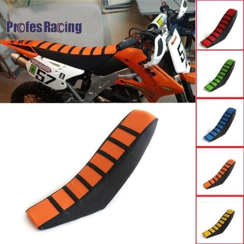Universal Motorcycle Seat Cushions Seat Cover Gripper Soft Off-road for SX XC EXC XC-W SX-F 85 105 125 150 200 250 300 350
