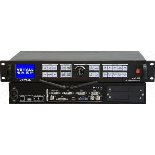 VDWALL LVP909F LED 2k input splicer Processor with Wi-Fi control+wifi video feedback 4 windows in any size and overlay display