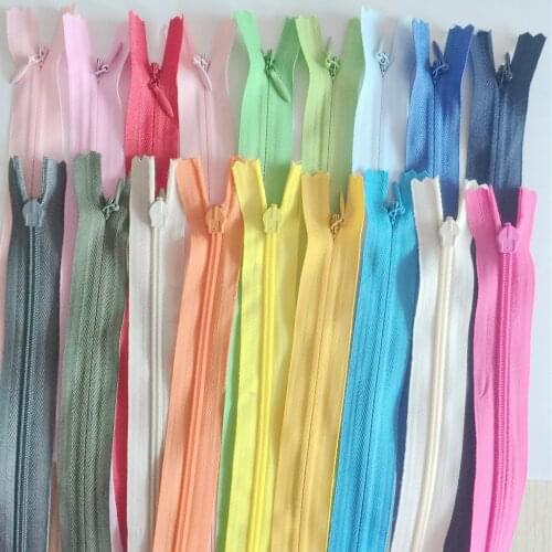 18Pcs 16 inch Nylon Invisible Zippers Conceal Zippers Sewing Zippers DIY Garment