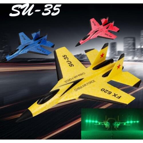 2.4G SU35 Glider RC Drone Fixed wing airplane Hand Throwing foam dron Electric Remote Control Outdoor RC Plane toys for boys