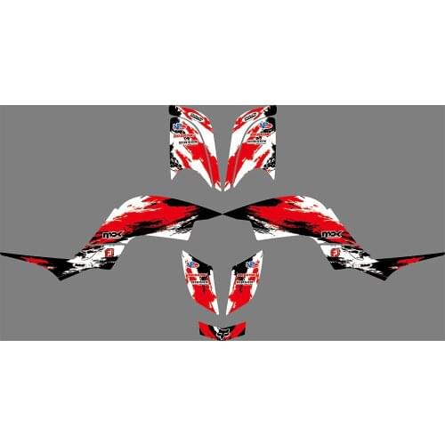 3M 1046 Motorcycle Team Graphic & Backgrounds Decal Sticker Kits for Yamaha Raptor 660
