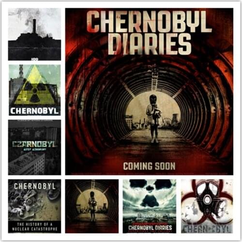 5D diamond painting Chernobyl Posters Vivid HD diamond embroidery vivid color print wall sticker home decoration