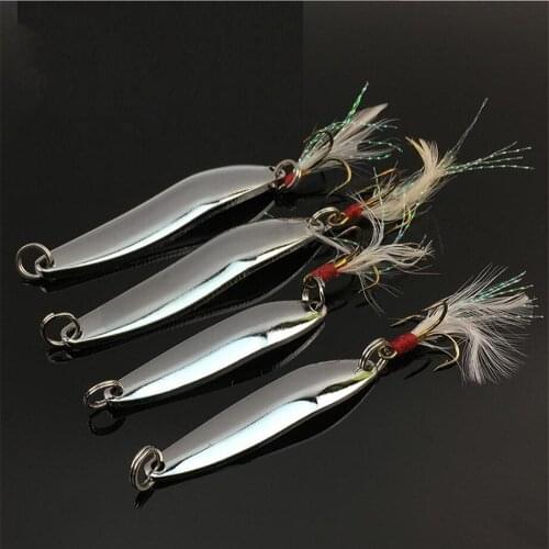 1 Pcs High Quality 6 Sizes 5g 7g 10g 13g 18g 21g Sequined Silver Spoon Lure For Fishing Baits Sea Lures Tool Wobblers Spinner