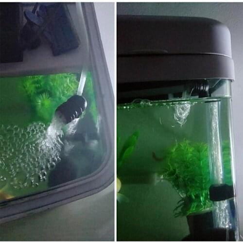 Black Fish Tank Shrimp Pond Filter Practical Aquarium Accessories Sponge Electric Air Pump Biochemical Filtration 2 Heads Mute