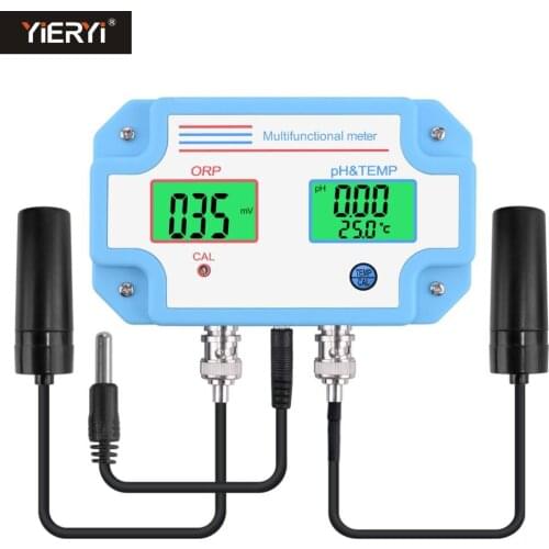 Yieryi PH-2989 Digital LED PH ORP Meter Tester with 3 in 1 PH/ORP/temperature High Accuracy Monitoring Equipment Tool For Spa