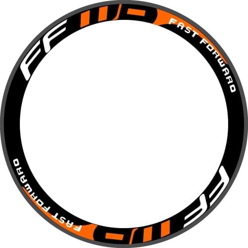 FFWD Carbon Wheel Stickers Rims Decals Waterproof Sticker Reflective For 35/40/45/50/55/60mm Bicycle Bike TWO WHEELS