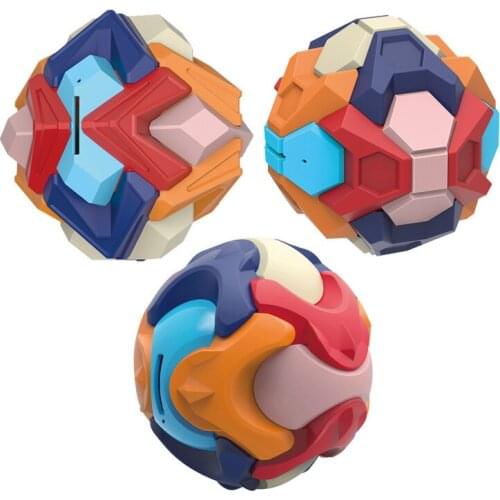 Creative Spherical Assembled Building Block Toy Assembling Piggy Bank Detachable Building Block Ball Kids Early Education Toy