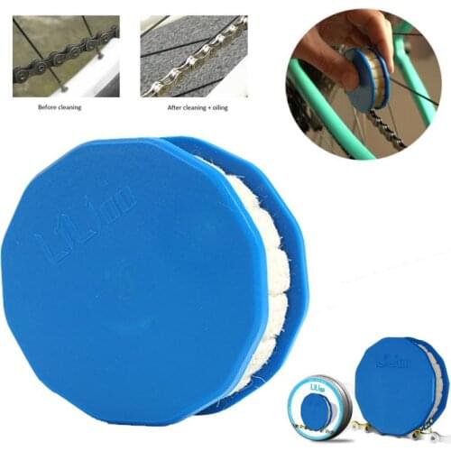 Bike Chain Oiler Roller Cycling Cleaner chain oiling tool bicycle Chain Repair Tools