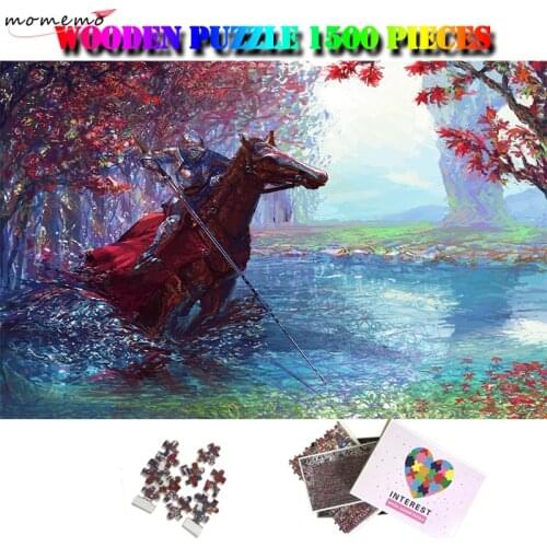 MOMEMO The Knight 1500 Pieces Interesting Puzzle Adult Wooden Jigsaw Puzzle Giant Difficult Puzzle Toy Brain-challenging Gifts