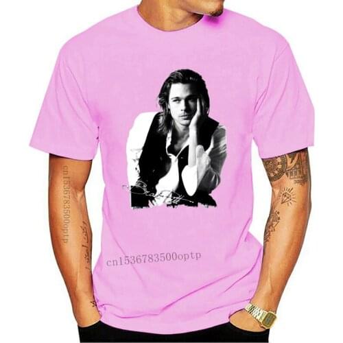 Brad Pitt Herren T Shirt Mens Pride Dark?T Shirt White Black Grey Red Trousers?Tshirt Suit Hat Pink T Shirt Retro Vintage Top