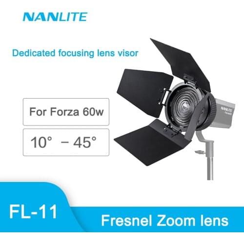 Nanguang FL-11 Fresnel Zoom lens Dedicated focusing lens visor For Forza 60w Zoom lens