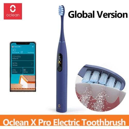 New Global Version Oclean X Pro Sonic Electric Toothbrush With Touch Screen IPX7 Fast Charging Adult Waterproof Toothbrush