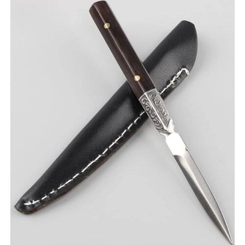 Stainless Steel Tea Knife Needle Cake Ceremony Gift Black Tea Chinese Handmade Tea Knife Taza De Te Household Products DG50TNC