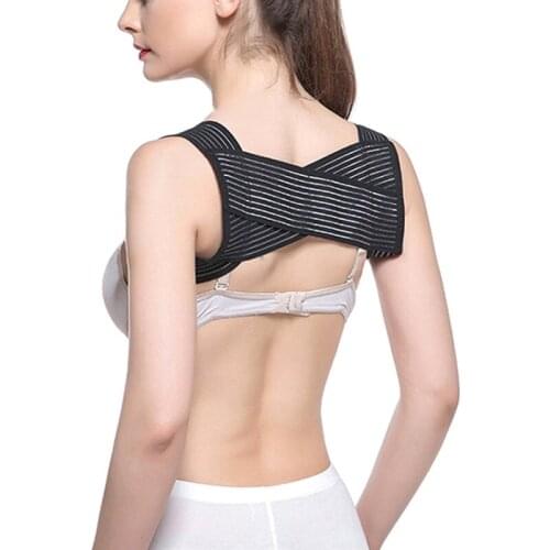 Men Women Adjustable Posture Corrector Brace Net Breathable Spine Support Belt Humpback Shoulder Posture Correction Belt