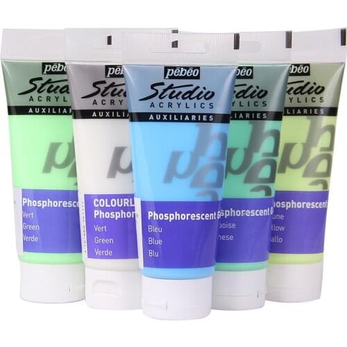 Pebeo Studio Acrylics Auxiliaries Highlight Acrylic Paints 100ml Fluorescence