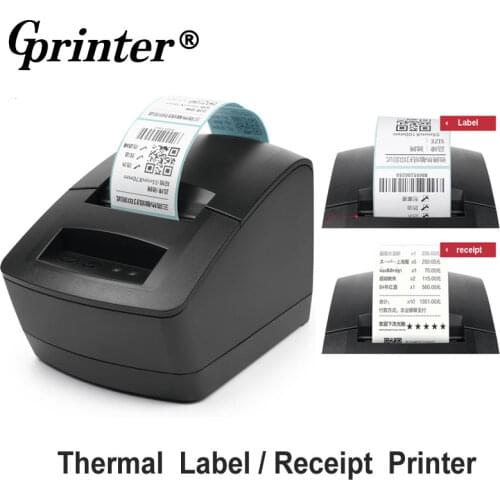 20mm-58mm thermal label printer Barcode printer 58mm receipt printer for Dress tag jewelry milk tea shop