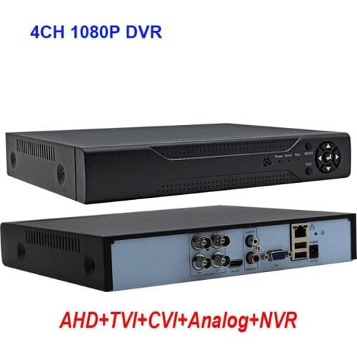 CCTV DVR 4CH 1080P 3 in1 Hybrid Video Recorder 8CH 5MP NVR XMEYE For Analog AHD CVI TVI IP Onvif P2P Surveillance Security Video