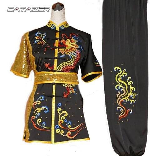 High Quality Summer Shortsleeves Tai chi Uniform Kung fu Wing Chun Suit Martial arts Costume Custom Tailored Need Measurements