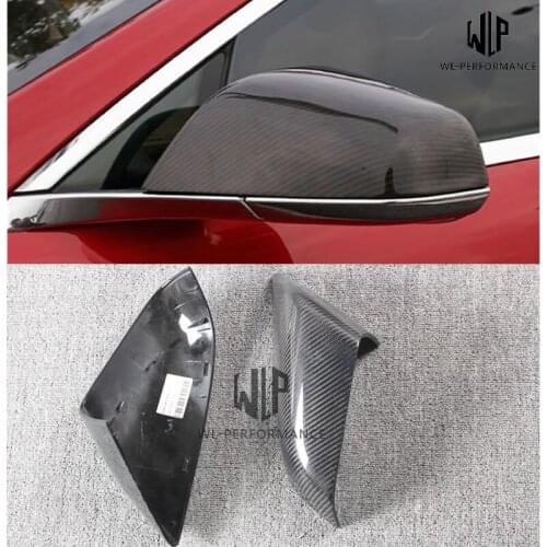 Model S replacement High Quality Carbon Fiber Side Mirror Covers Auto Car Mirror Caps For Tesla MODEL S free shipping 14-17