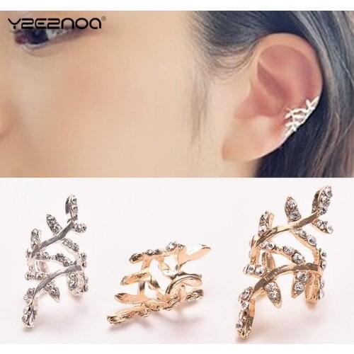 1PC Crystal Earrings For Women Trendy Small Earrings Warp Clip Ear Clip Womens Fashion Jewelry Womens Fashion Jewelry