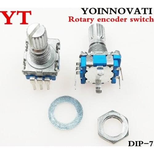 10pcs/lot Rotary encoder switch five feet short handle Best quality