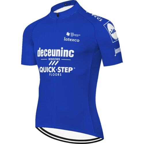 Team jersey Quick step malliot ciclismo hombre Summer Short Sleeve MTB Bike Cycling Clothing 2021 cycling t shirt Racing Bicycle
